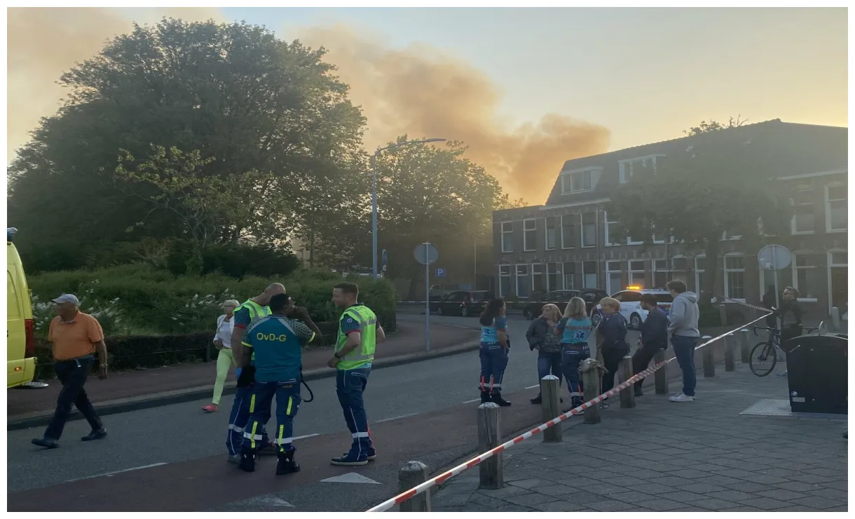 Zeer grote brand albert heijn haarlem 112vandaag