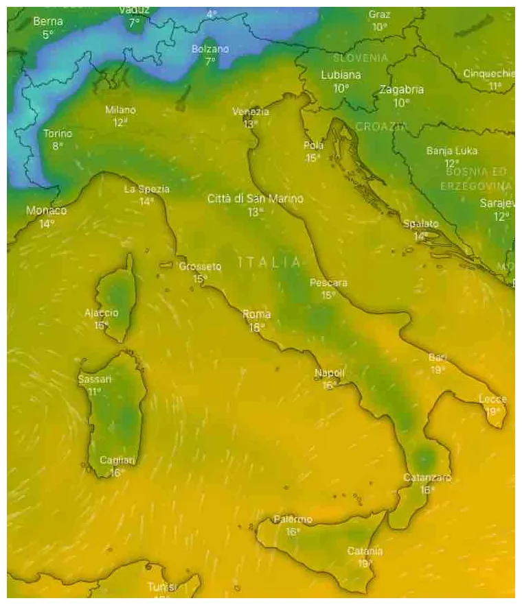 Meteo domenica 10 novembre : allerta Meteo Temporali, neve e grandine