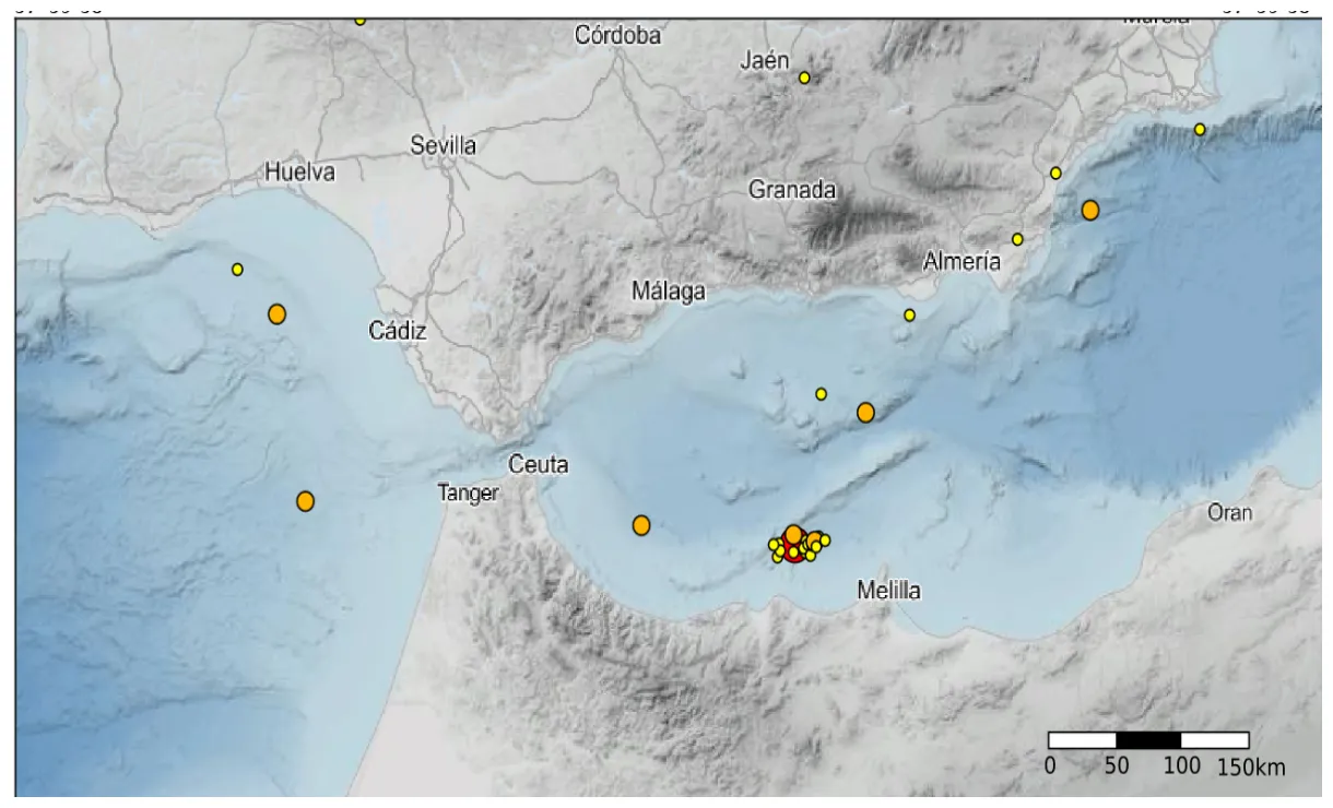 Earthquake rattles southern spain residents in malaga report feeling