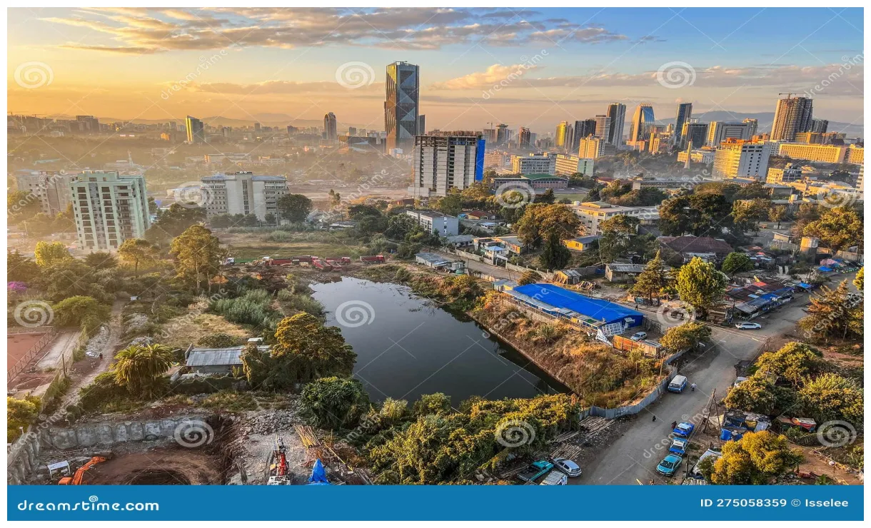 Ethiopia 9 january 2023 aerial overview of