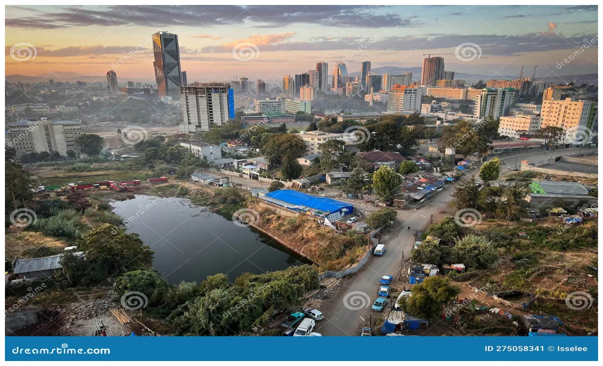 Ethiopia 9 january 2023 aerial overview of
