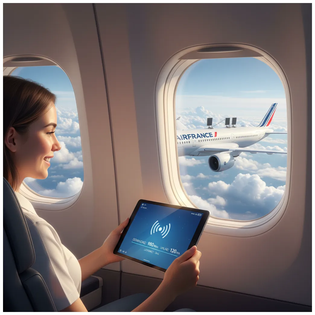 Air france starlink wifi takes off on board for ultra-fast connections