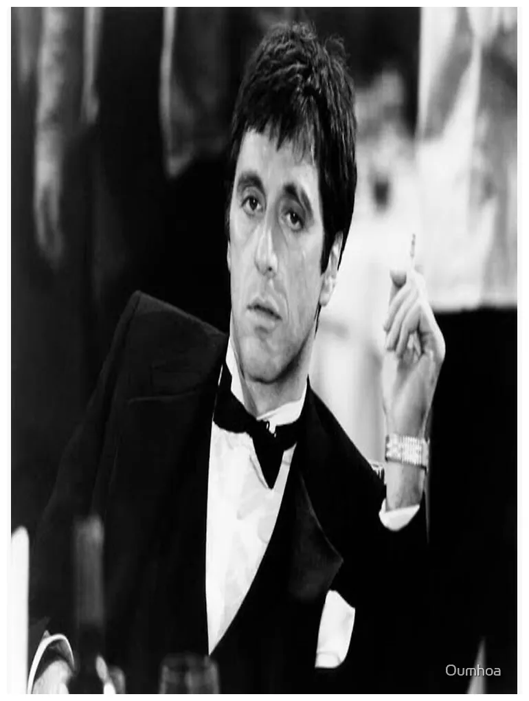 "tony montana scarface manny elvira" sticker for sale by oumhoa redbubble