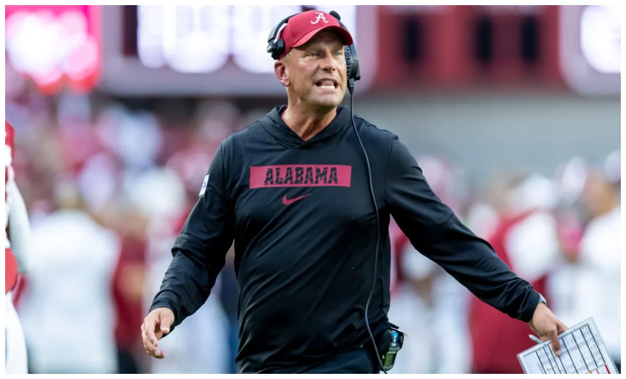 Alabama Football Coach Kalen DeBoer Western Kentucky Postgame Press