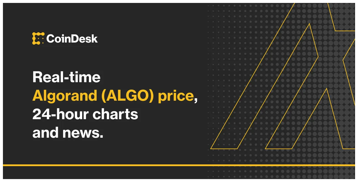 Algorand algo trading volume indicators week 1 january 2026