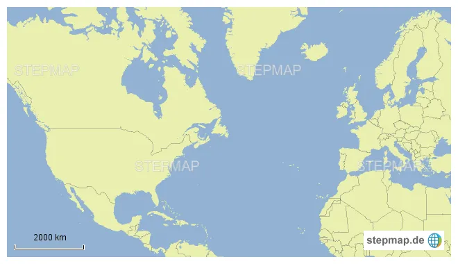 Europa + Amerika von xD123 - Landkarte für Deutschland
