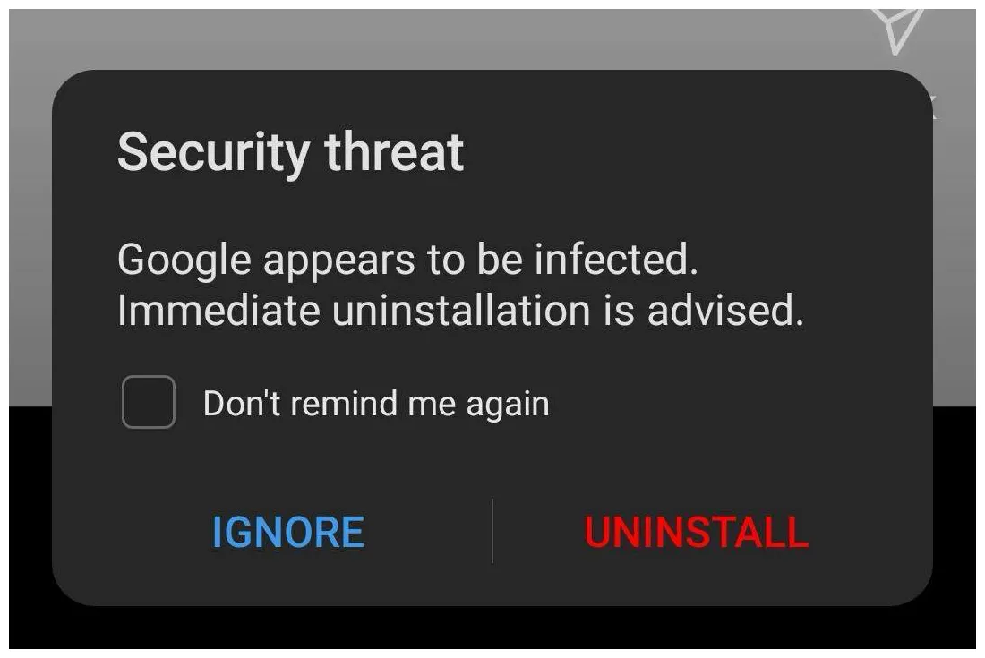 Google infiziert - Android Meldung? (Internet, Samsung, Webseite)