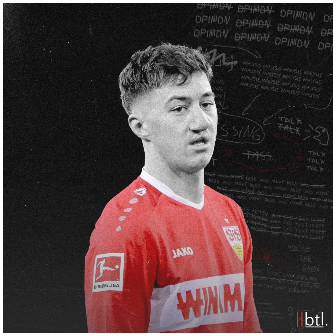 The diamond of the bundesliga breaking the lines