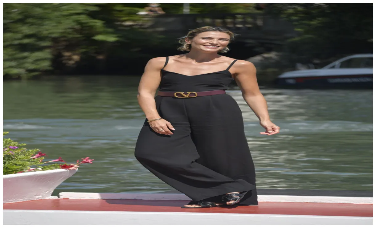 Anna Foglietta – Arriving at Hotel Excelsior in Venice 09/05/2020