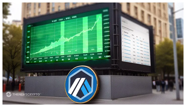 Arbitrum arb price fluctuation graph week 2 january 2026