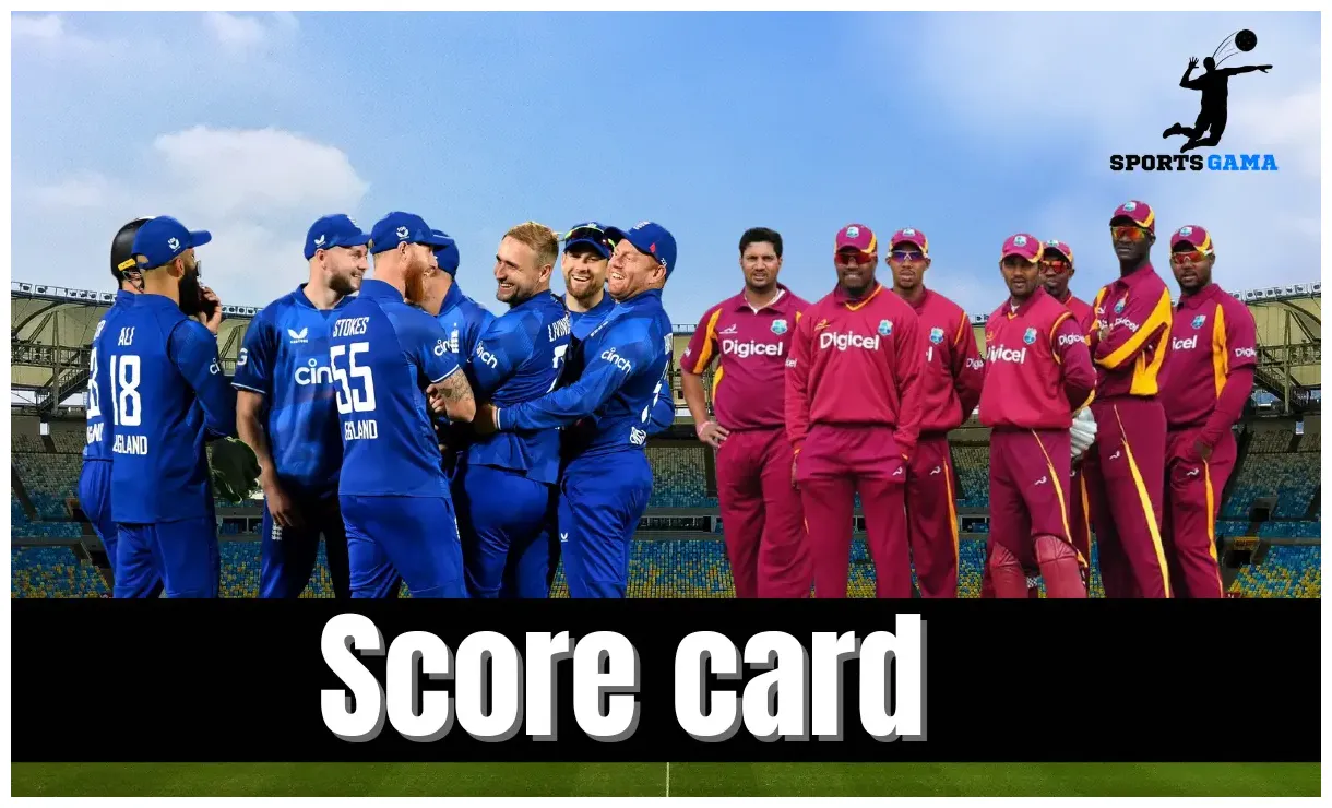 West indies cricket team vs england cricket team match scorecard an