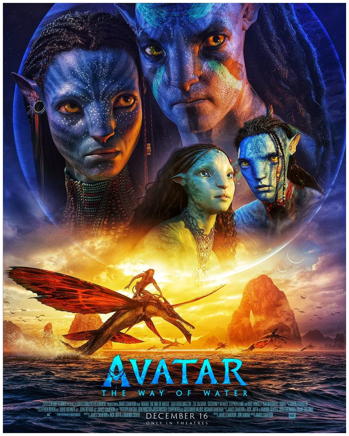 El camino del agua png póster oficial / png póster etsy méxico