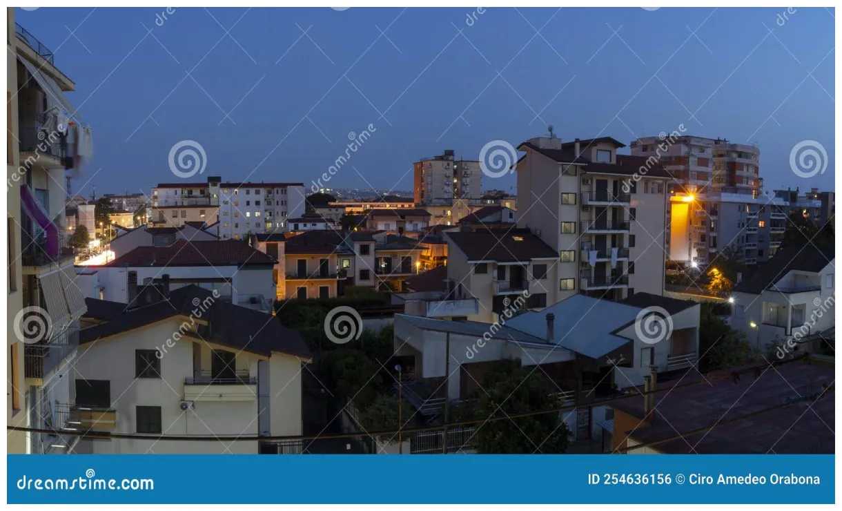 City skyline of Aversa stock photo. Image of landmark - 254636156