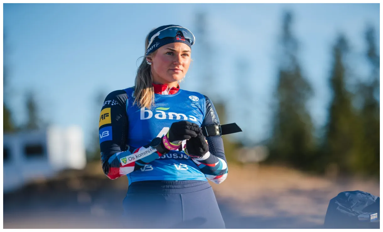 Biathlon six-time world youth and junior medallist maren bakken