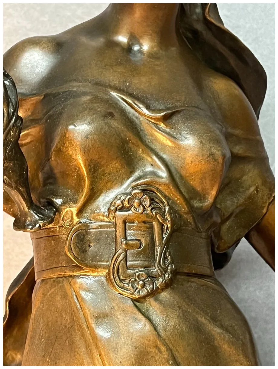 Proantic jean 1841-1910 , grande sculpture représen