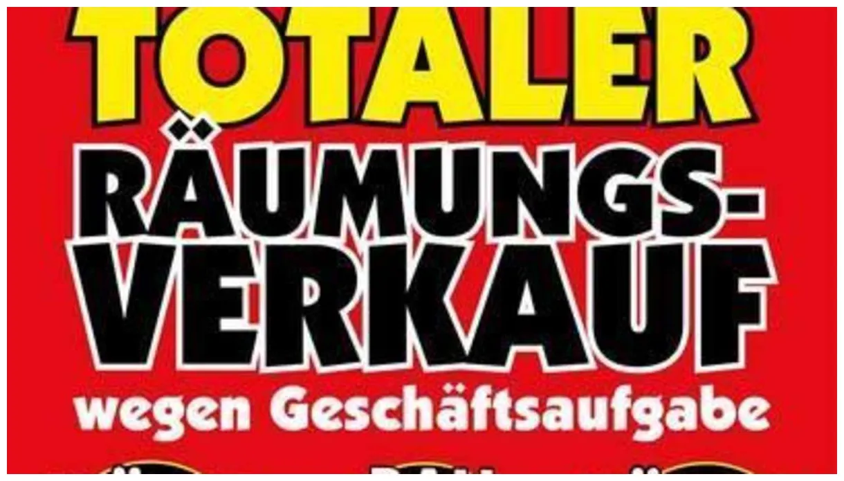 Möbelhaus und Baumarkt in NRW: „Totaler Räumungsverkauf“ – Unternehmen