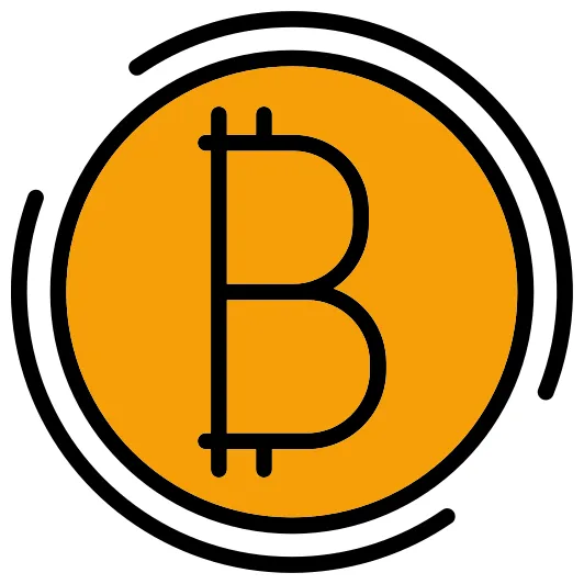 Bitcoin Generic Outline Color icon