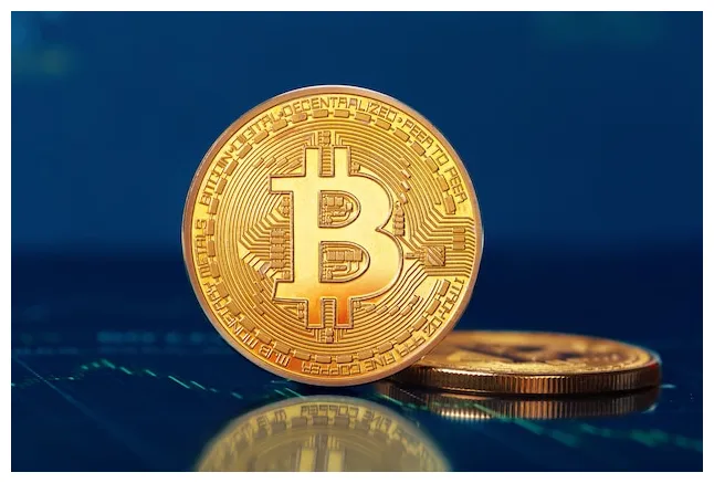 Premium bitcoin and chart