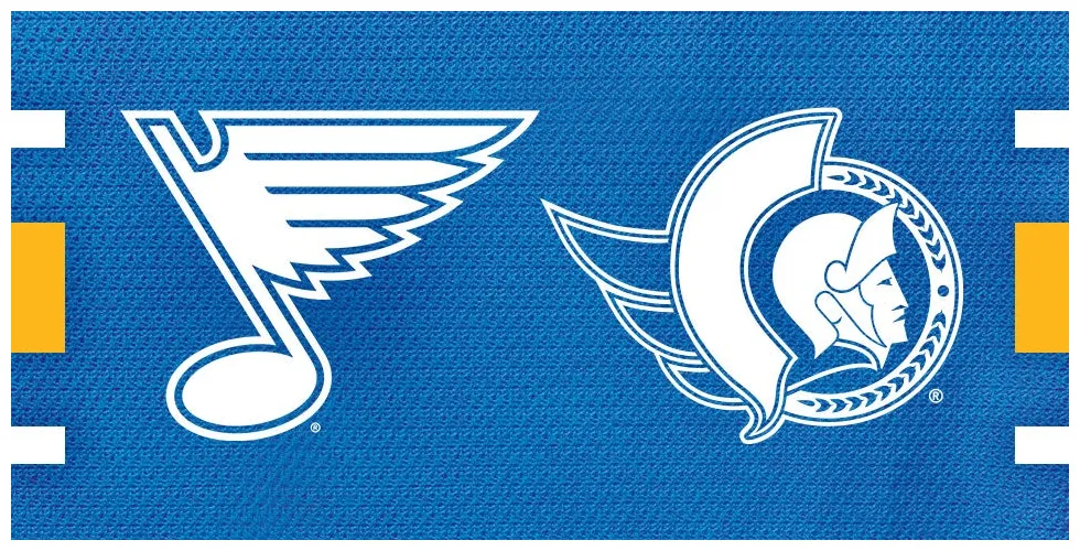 Blues vs. senators enterprise center