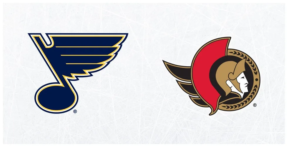 Blues vs. senators enterprise center