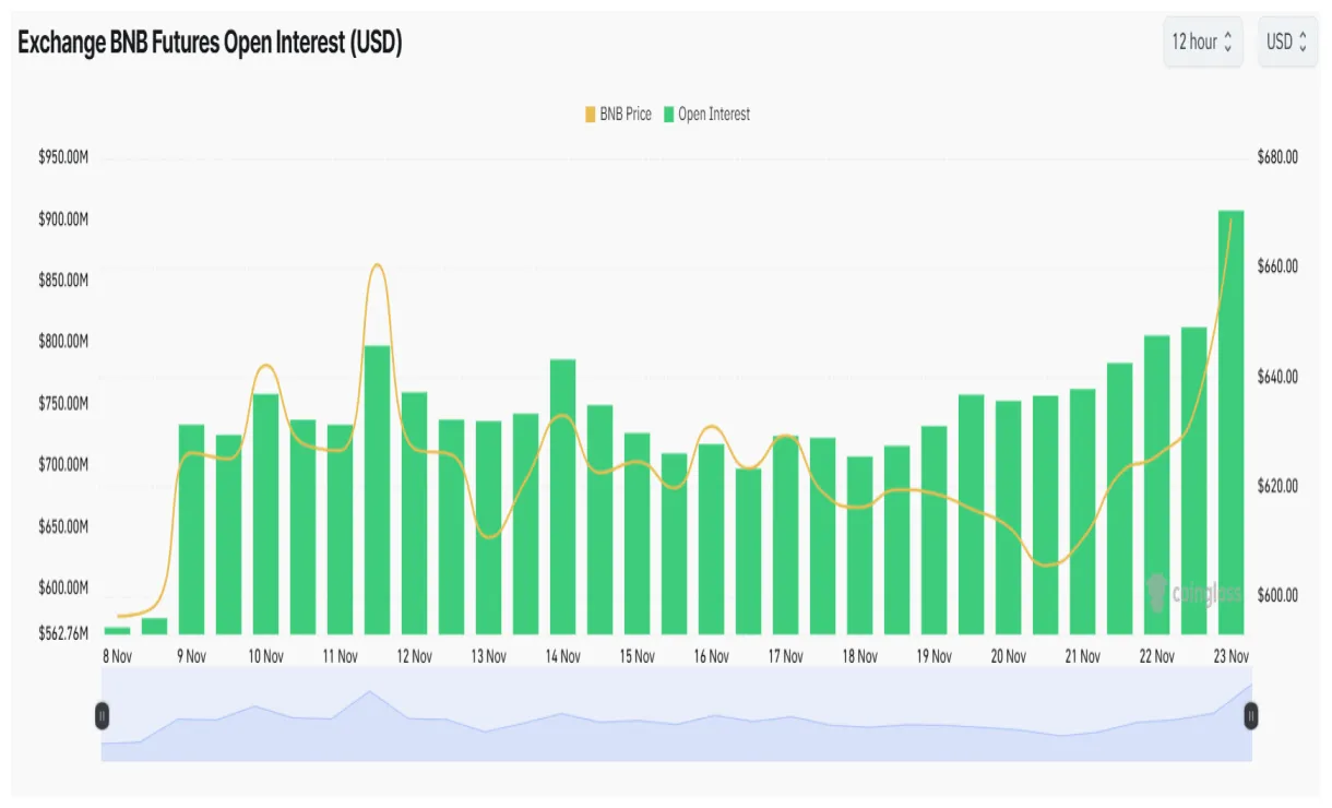 BNB (BNB) Price Fluctuation Graph - Week 2 January 2026