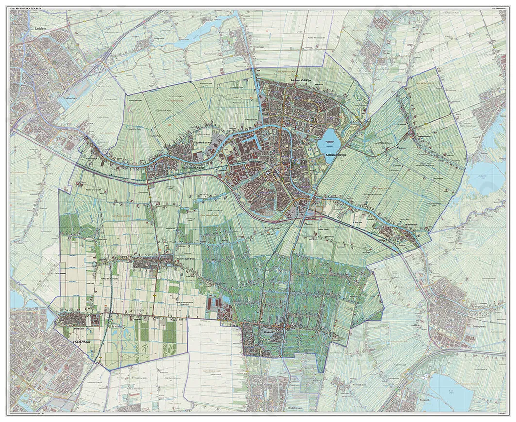 Kaart Alphen Aan Den Rijn | Kaart