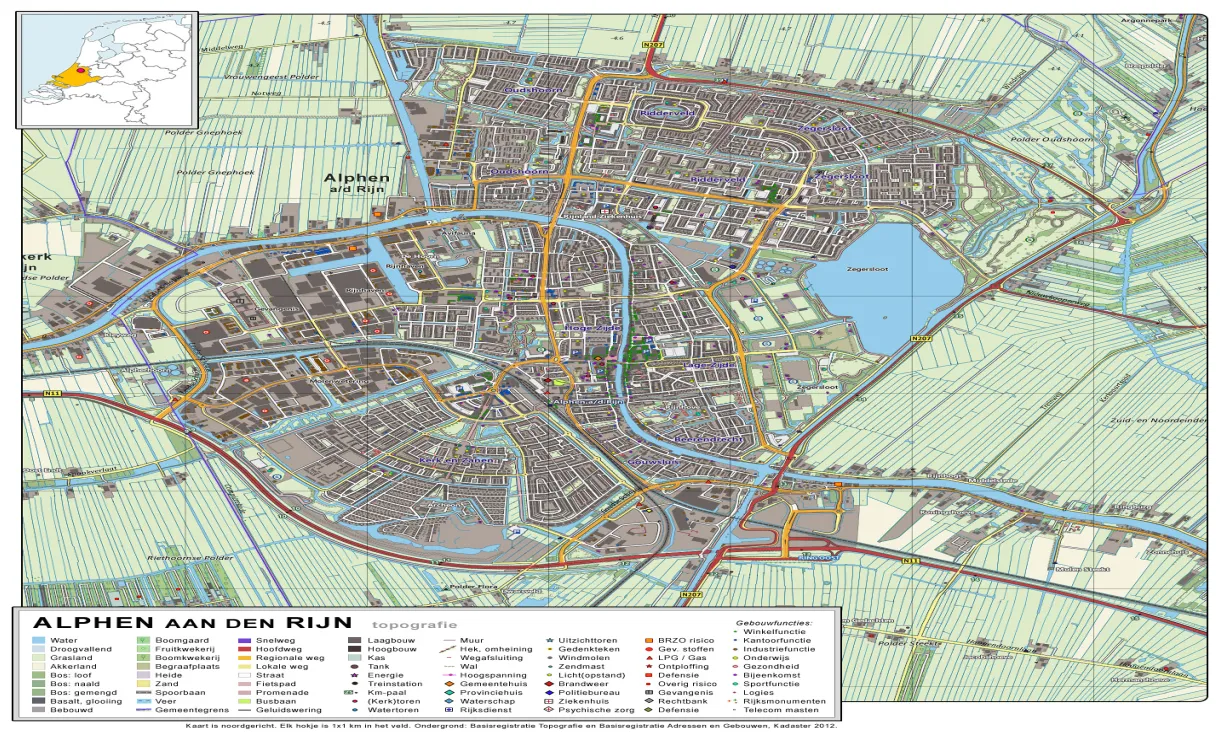 Kaart Alphen Aan Den Rijn | Kaart