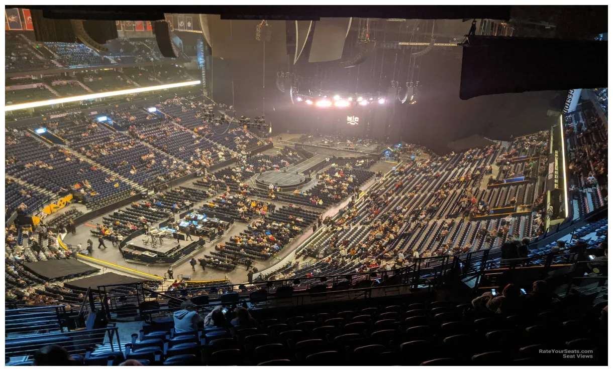 Bridgestone Arena Section 304 Concert Seating - RateYourSeats.com