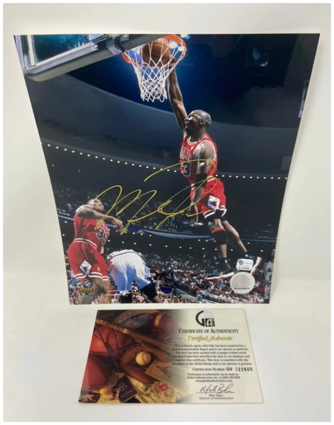 Michael jordan autographed etsy