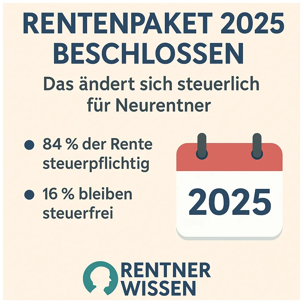 Rentenpaket 2025 Steuerliche Änderungen beschlossen