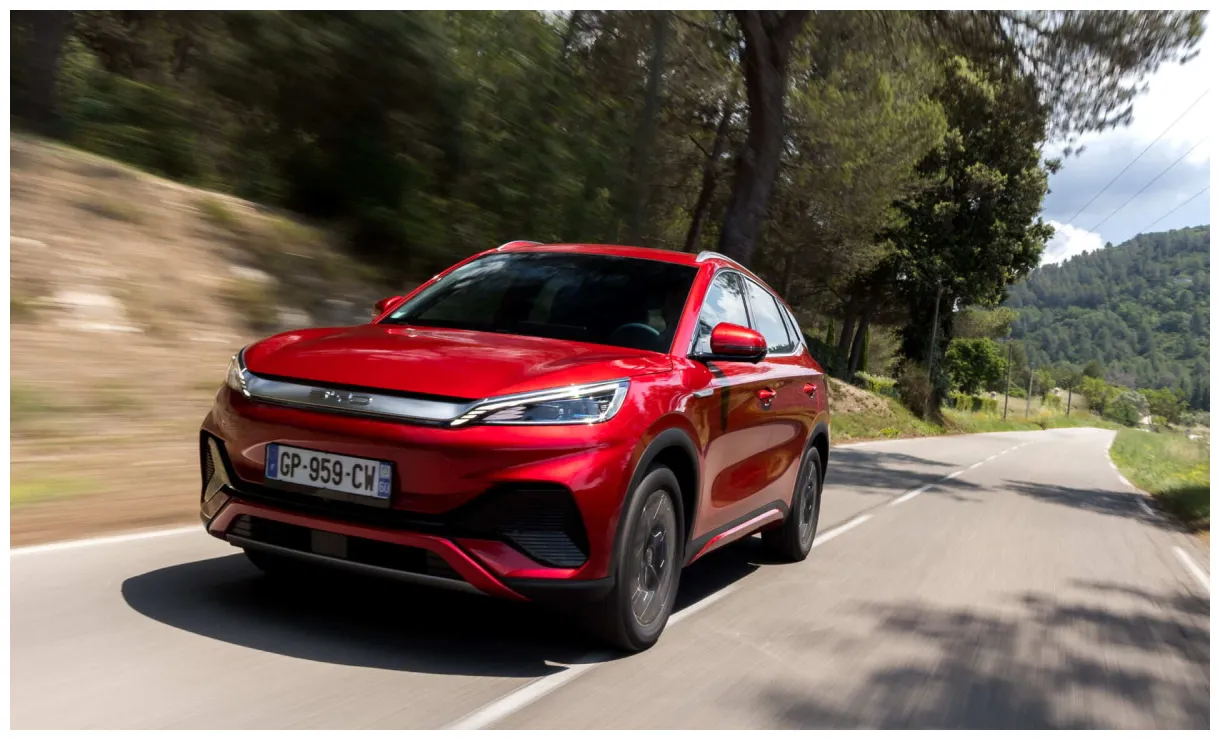 BYD unveils five pure electric vehicles in France