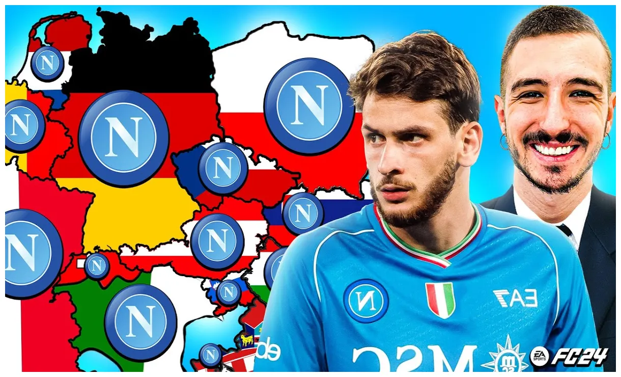 Ho inserito il napoli in ogni campionato di fc 24! youtube