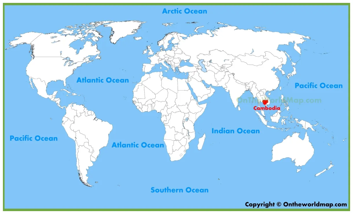 Location on the world map