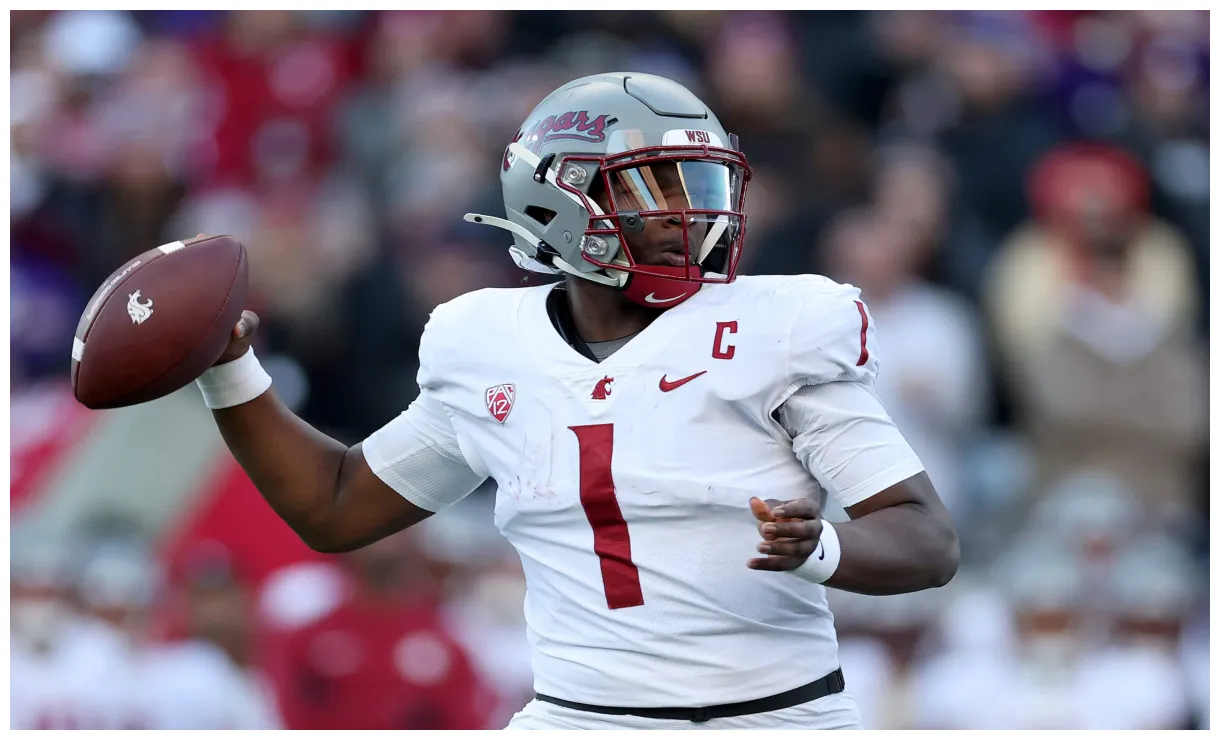 Washington state transfer qb declares for 2024 nfl draft