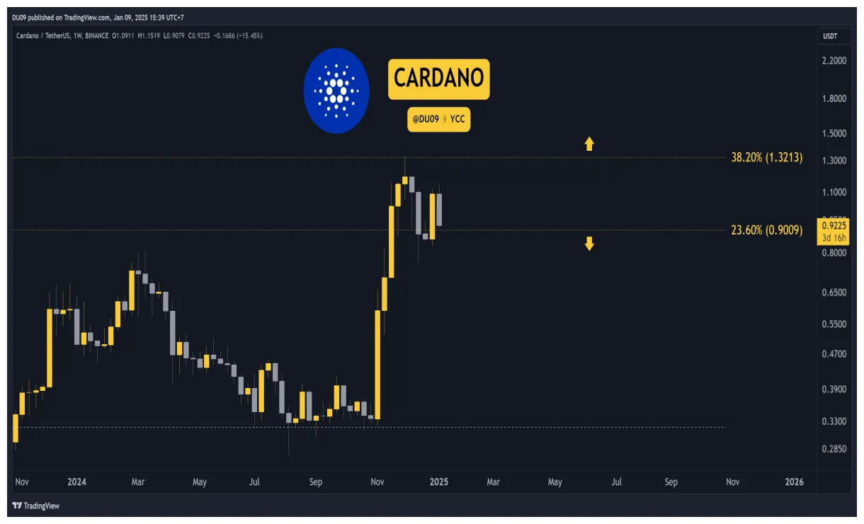Cardano ada historical performance graph week 1 january 2026