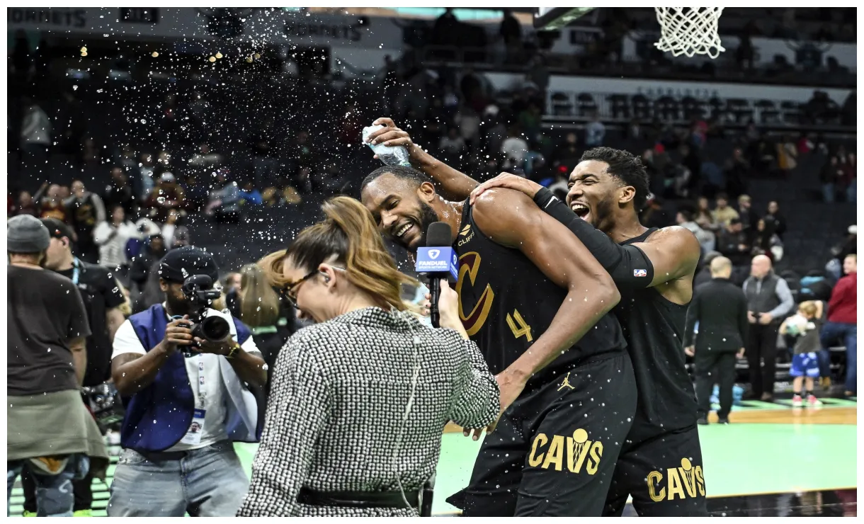 Nba evan mobley scores career high, cavaliers rout hornets