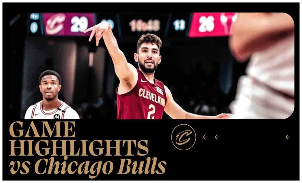 Cavs vs bulls game highlights 4.8.2025