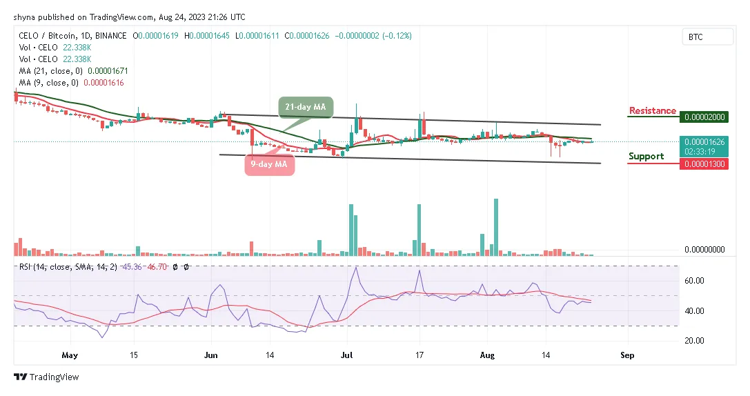 Celo celo historical performance graph week 1 january 2026