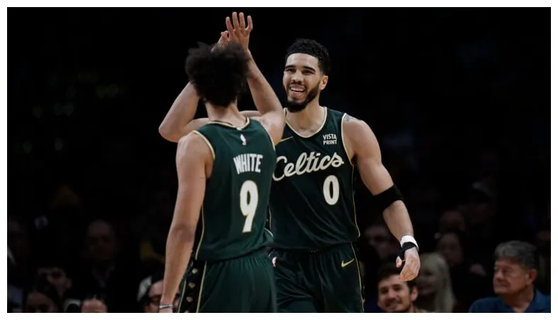 7 takeaways as jayson tatum lifts celtics over lakers to close road trip