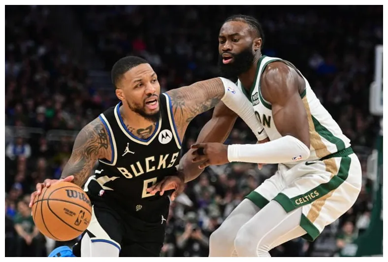 The Milwaukee Bucks VS Boston Celtics: Bucks 135 and Celtics 102