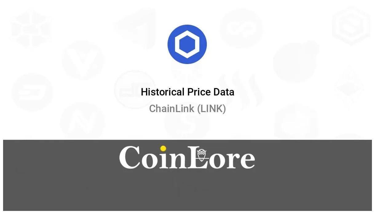 Chainlink link historical performance graph week 1 january 2026