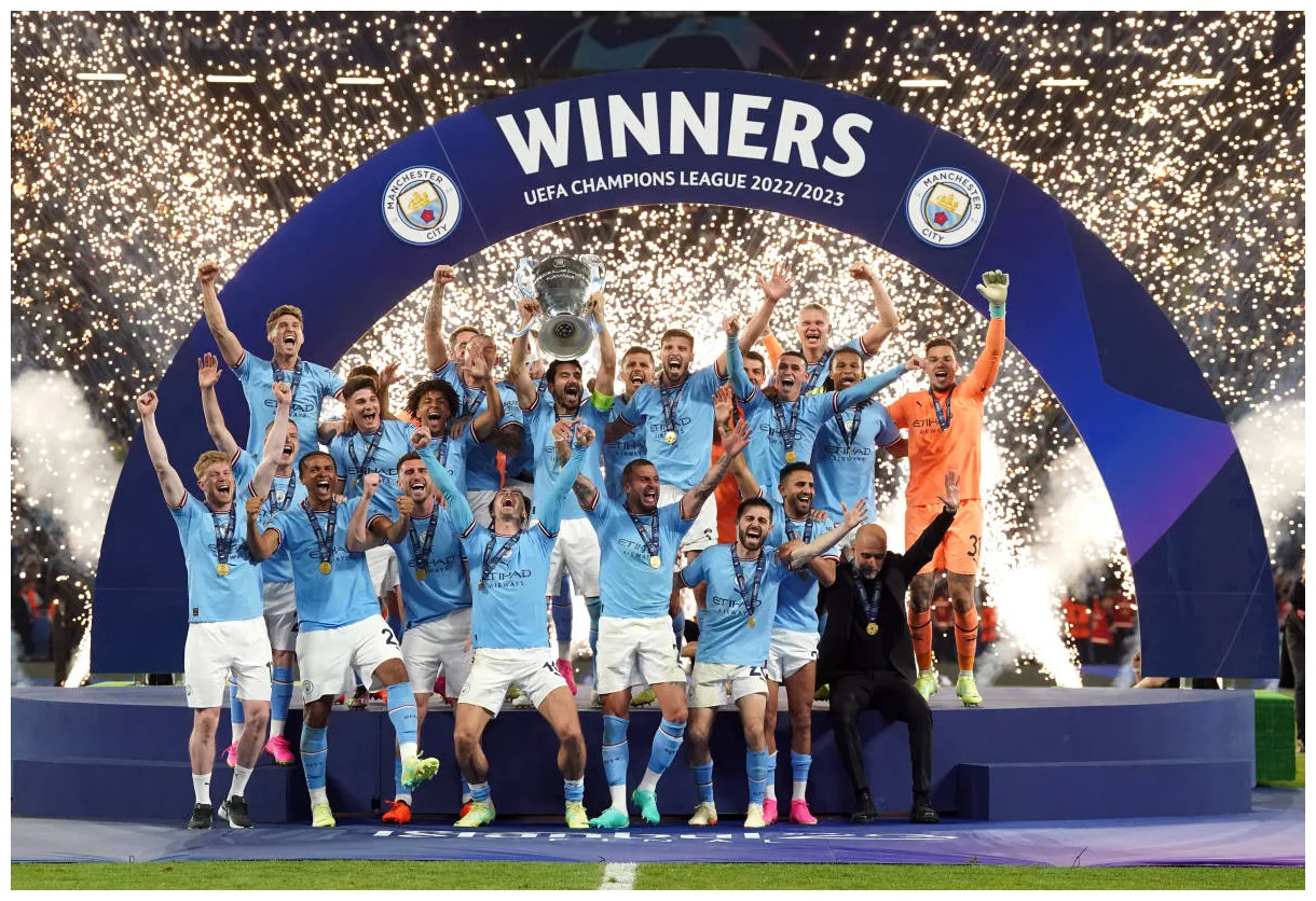 Manchester City win UEFA Champions League to complete treble - Futbol