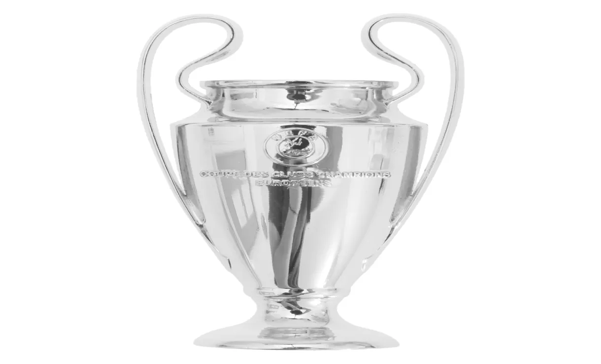 UEFA League of Champions Replica Trophy Magneet 70mm - Zilver, One Size