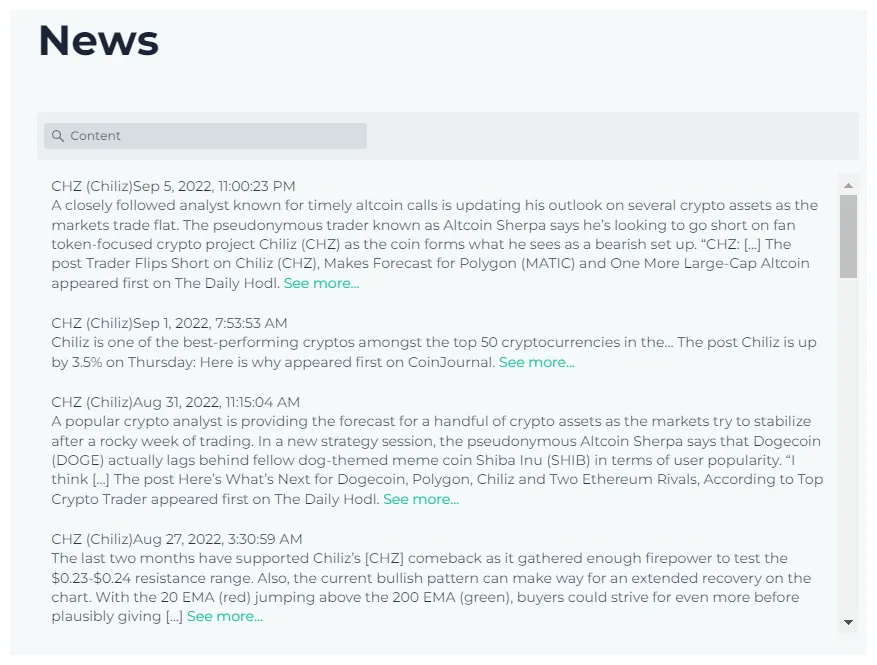 Chiliz chz price fluctuation graph week 2 january 2026