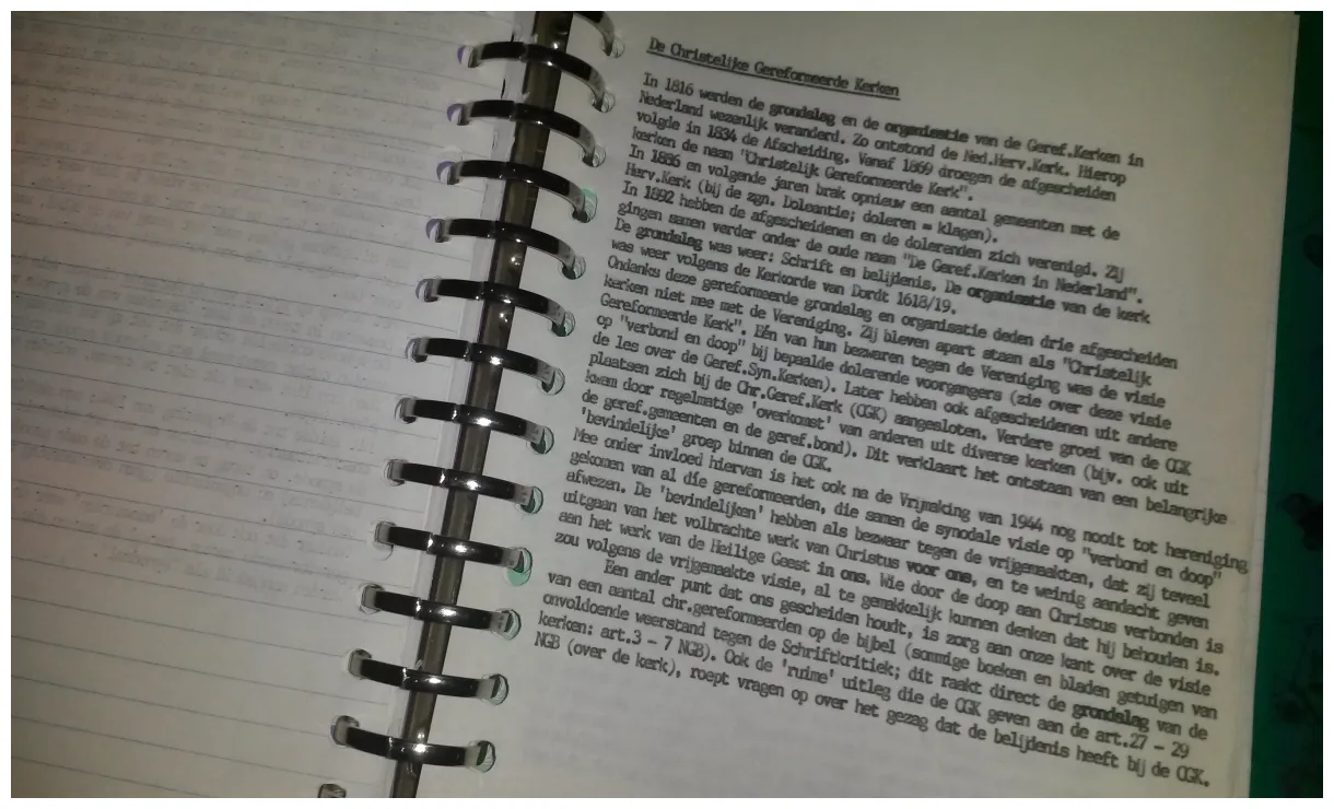 De Christelijke Gereformeerde Kerken – Dogmavrij