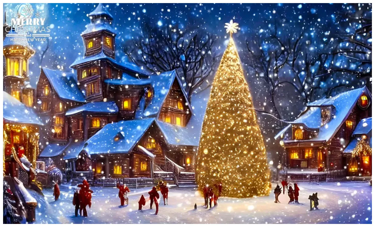 [100+] Christmas Village Wallpapers | Wallpapers.com