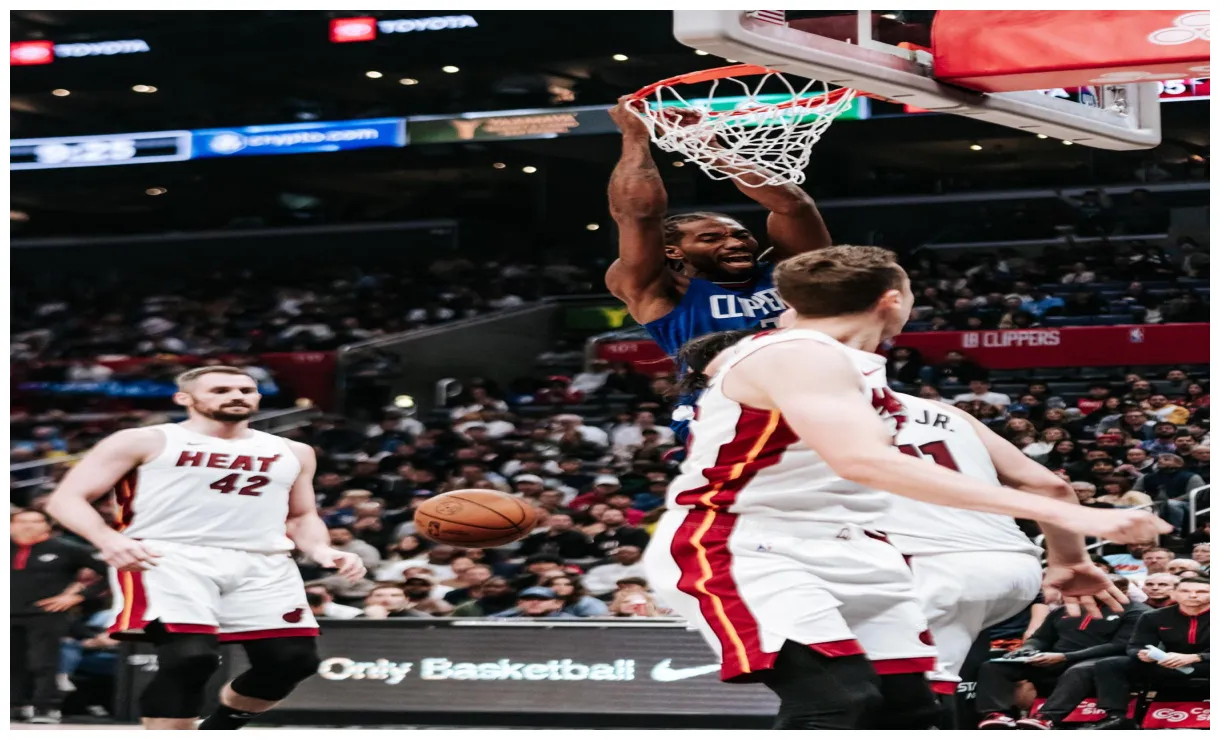 Gallery clippers vs miami heat 1.1.24 gallery nba