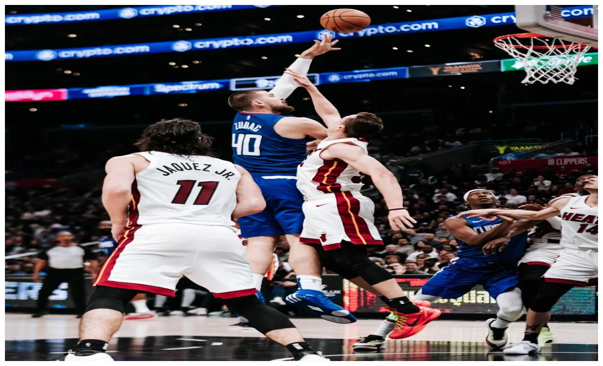 Gallery clippers vs miami heat 1.1.24 gallery nba