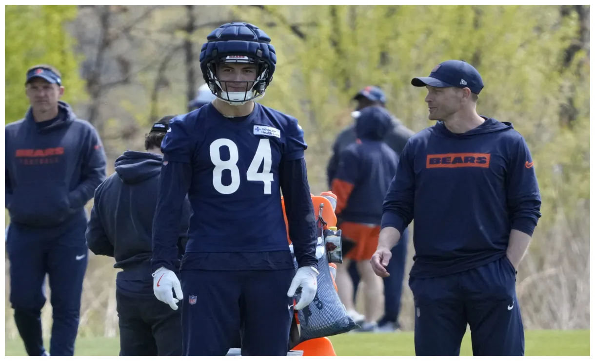 Chicago Bears' Colston Loveland takes step towards injury return