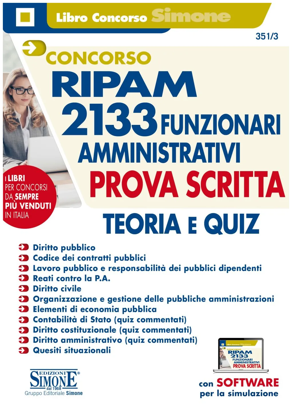 2133 ora 2736 funzionari amministrativi libro prova